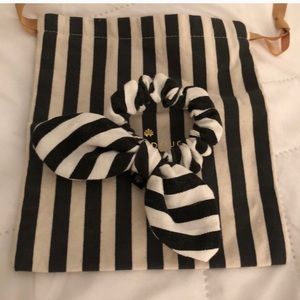 LeLe Sadoughi bow scrunchi with pouch included